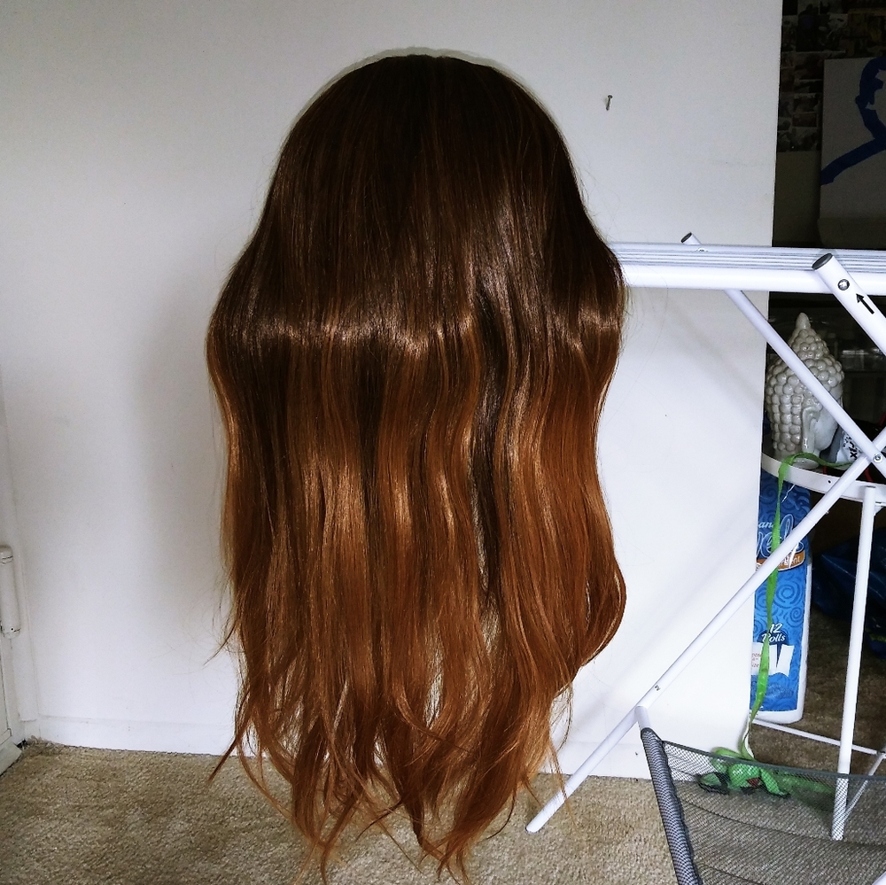 Honey Brown Synthetic Wig
